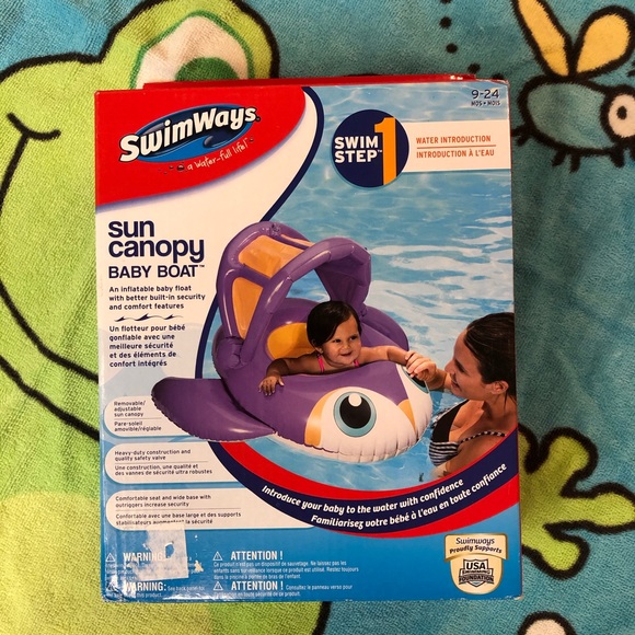Bundle Sun Canopy Baby Boat and Swim Diaper Set - Picture 2 of 6